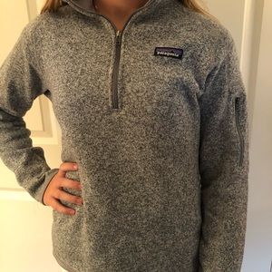 Patagonia fleeced quarter zip